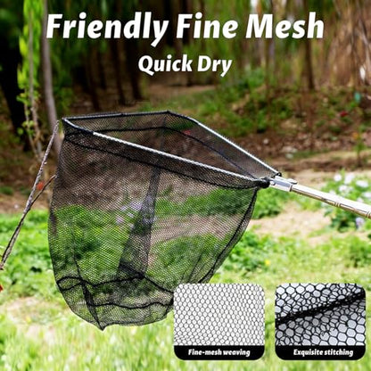 Fishing Net with Handle,Fish Crab Minnow Net Extendable for Fish Tank