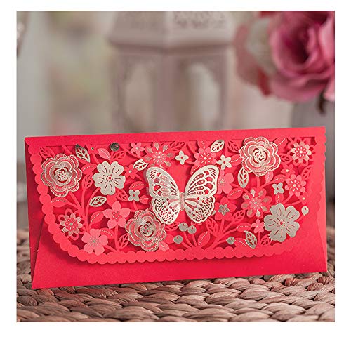 8 PCS Chinese Red Envelopes/Money Pocket/Party Accessory Organizer Envolop for Bussiness Occassion/Invited Card/Wedding/Birthday/New Year Party (8pcs-style 2) - color: 8pcs-style 2
