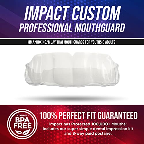 Impact Custom Professional MMA/Boxing/Muay Thai Mouthguard (Clear) - color: Clear
