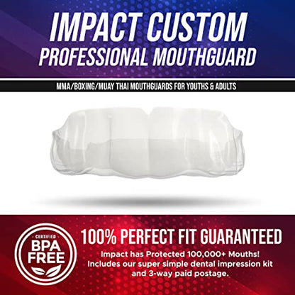 Impact Custom Professional MMA/Boxing/Muay Thai Mouthguard (Clear) - color: Clear