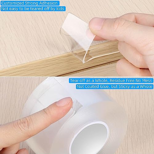 Clear Edge Protector Strip,1 Pack x 1.57in x 9.84FT | 2mm thick，Sharp Edge Wrap Cover Tape, Self Adhesive Protective Bumper Guards for Cabinet Door Desk Bed Furniture Waterproof - size: 1 Pack x 1.57in x 9.84FT