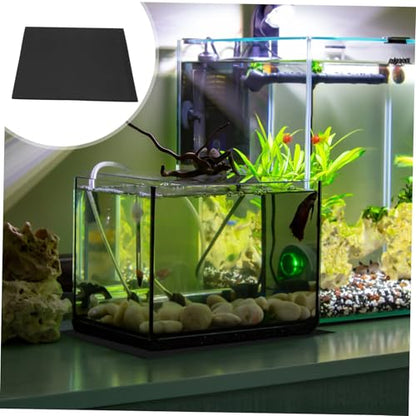 Toyvian Aquarium Bottom Mat Thicken Eva Fish Tank Pad Non Slip Cushioning for Terrarium Wear Resistant Cuttable Design Fish Tank Mat