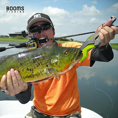 Booms Fishing G05 Lip Gripper Saltwater, 9.4" Plastic Catfish Grippers Pliers, Grabber Tool With Lanyard, Grips for Kayak Fishing Accessories, Great Holder for Caught Fish