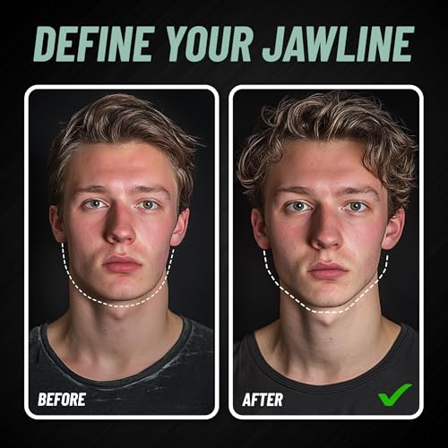 Transparent Silicone Jaw Exerciser - Non-Toxic & Free of Dyes - 3 Resistance Levels Jaw Trainer - Jaw Strengthener & Face Exerciser - Ideal Mewing Device and Jaw Training