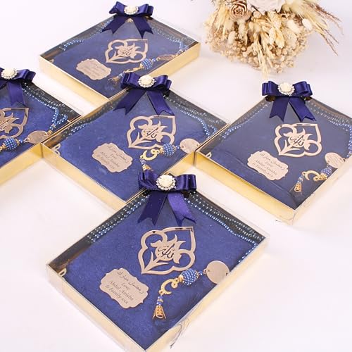 IEF Personalized Yaseen Dua Book Prayer Beads Islamic Gift Set, Ramadan Eid Wedding Birthday Anniversary Mother's Day Father's Day Gifts, Party Favors for Guests (Style-3) - color: Style-3
