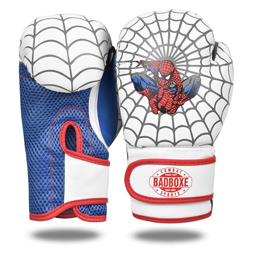 Boxing Gloves 6oz | Boxing Gloves for Kickboxing Muay Thai MMA | Bag Gloves for Punching Bag - color: White - Blue