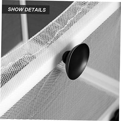 YARNOW 2pcs Big Fish Breeder Net for Aquarium Durable Incubator with Suction Cups for Fry Hatchery Increases Survival Rate Efficient Isolation for Fish Tank Use