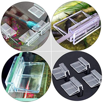 BESPORTBLE 30pcs Acrylic Fish Tank Cover Support Bracket Transparent Aquarium Holder for Open Tanks Turtles and Pets Easy Installation Heat Preservation Safe for