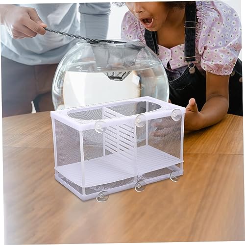 Fish Tank Isolation Box Multifunctional Hatchery for Betta and Guppy Cups Easy to Clean for Fish Acclimation and Isolation