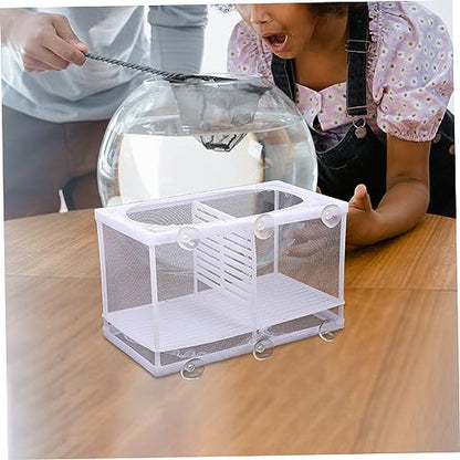 Fish Tank Isolation Box Multifunctional Hatchery for Betta and Guppy Cups Easy to Clean for Fish Acclimation and Isolation