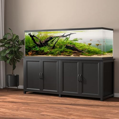GDLF 180-200 Gallon Large Fish Tank Stand, Aquarium Stand with 72"*24" Tabletop Fits 125/150/180/200 Volumns Aquariums,2200LBS Capacity Heavy Duty - size: 180-200 Gallon