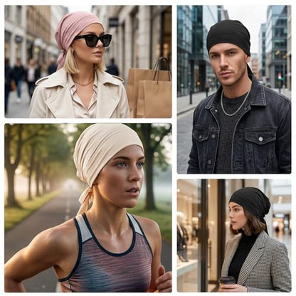 3 Pcs Cotton Hijab Undercaps for Women, Hijab Caps Comfortable Islamic Muslim Under Hijabs Cap Inner Under Scarf Hijabs for Women Muslim