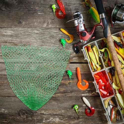 DOITOOL Replacement Fishing Landing Net Head, Heavy-Duty Mesh Fish Catching Net, Sturdy Fishing Accessory for Freshwater and Saltwater Use