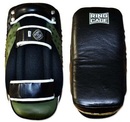 Ring to Cage Ultima MiM Foam Leather Curved Thai Pad, for MMA, Muay Thai, Kickboxing