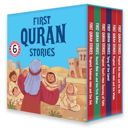First Quran Stories (6 Books Box Set): First Quran Stories Box Set (6 Books): Islamic Story Books for Kids Ages 5+ | Stories of the Prophets for Children (Early Learning)