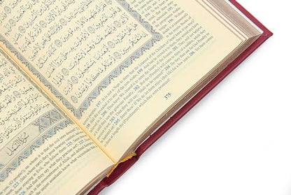 ihvan online Prayer Gift Set for Hajj and Umrah, Muslim Prayer Rug, Prayer Mat, Beads Taasbih, Holy Quran Translated English, Muslim Praying Mat, Islamic Gift Set for Ramadan & Eid, Red - color: Red English