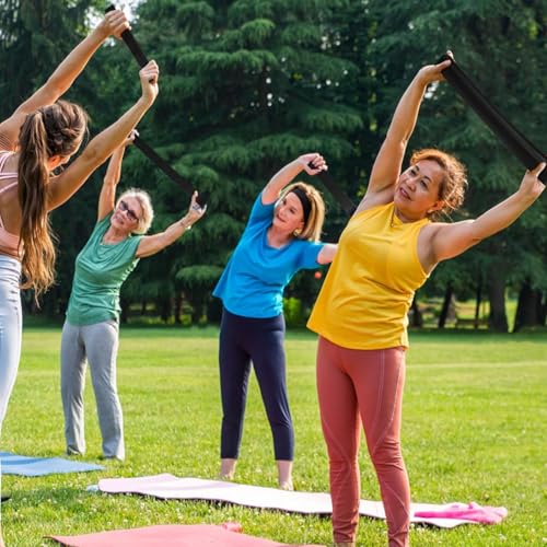 Ring Resistance Bands, X-Heavy Heavy Duty Total Body Fitness Exercise Bands | A Must Have for Fitness Men and Women, Black 3 Pieces - color: Black