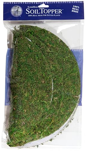 SuperMoss (26320) Moss Soil Toppers (Place Mats), Fresh Green, 14" (3 units) - color: Fresh Green, size: 14" (3 units)