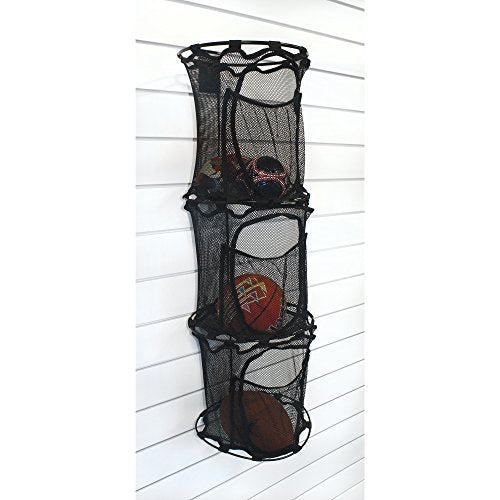 PROSLAT 63023 ProRack Ball Organizer, Black, 48"