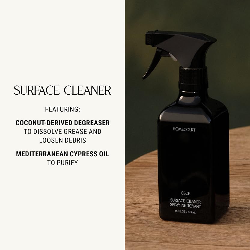 Homecourt by Courteney Cox Surface Cleaner, Cece, 16 fl oz | All-Purpose Spray, Lifts Away Dirt, Smudges & Grease, For Bathroom, Kitchen & more, Clean Formula