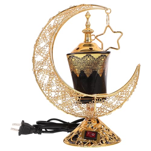 HOMSFOU Electric Incense Burner Plug in Incense Burner for Home Fragrance Decorative Censer for Sandalwood and Bakhoor Heat-Resistant Aromatherapy Holder Us Plug 8.66 X 7.08 X 3.74 in