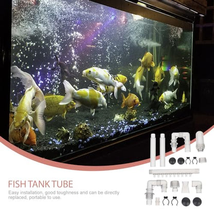balacoo 2sets Intake Replacement Tube Tank Filter Tubing Fish Plastic Filters Accessories Accessory Aquarium Water Inflow of Professional Canister Parts