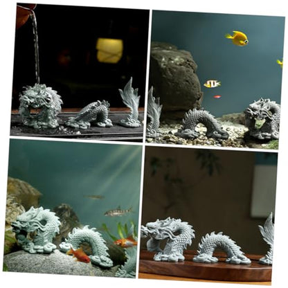 Ipetboom 1 Set Fish Tank Decorations Animal Dragon Sculpture Decor Decorative Dragon Decor Ornaments Decorative Figurine Modeling Synthetic Resin China Office