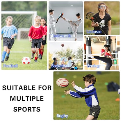 4 Pcs Sports Mouth Guards Adults Junior Sports Athletic Mouthpiece Teeth Shield Protection for Boxing MMA Basketball Football Hockey Karate Taekwondo Judo Martial Arts and All Contact Sports