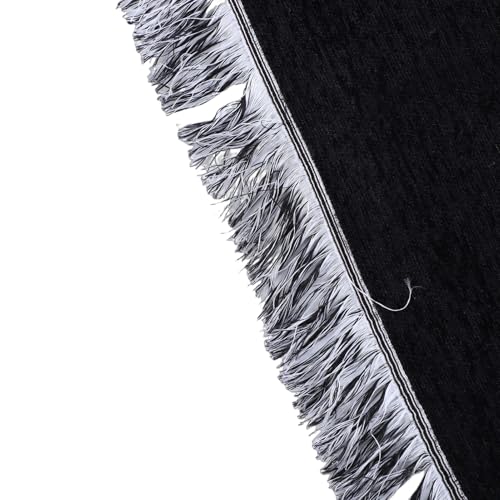Tnfeeon Anti Slip Cotton Muslim Prayer Rug with Tassel Storage Bag Soft Portable Islamic Mat for Meditation Home Travel and Ramadan