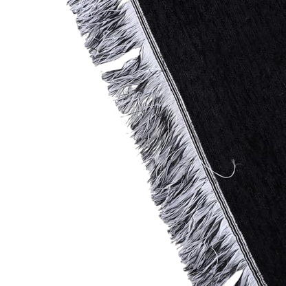 Tnfeeon Anti Slip Cotton Muslim Prayer Rug with Tassel Storage Bag Soft Portable Islamic Mat for Meditation Home Travel and Ramadan