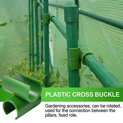 Adjustable Plant Trellis Connector Clip Plastic Plant Connector Stakes | 70 Pieces Plant Trellis Connector Clip Plastic Plant Connector Stakes Garden Plastic Connecting Joint Buckle Clip 11mm - size: 11mm