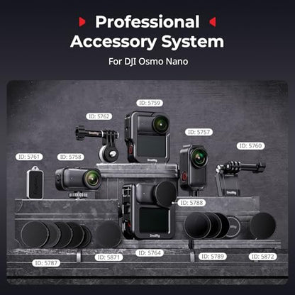 SmallRig Nano Filter Kit Only for DJI Osmo Nano, Includes CPL Polarizing Filter, ND16, ND32, and ND64 Filters - style: CPL & ND Kit