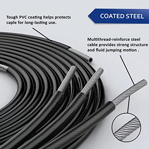 HUEY Professional Racing Speed Jump Rope - Boxer Verified - High Speed Ball Bearings