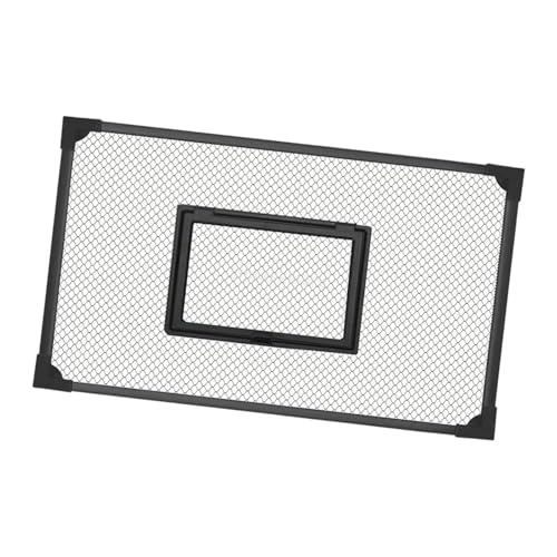 Aquarium Anti Jumping Net Fine Mesh Screen Tank Cover Easy to Install Fish Safety Barrier - size: 100x50cm