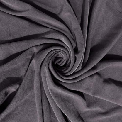 Instant Hijab Ready To Wear Hijab Scarf for Women Soft Long Muslim Jersey Hijabs Head Scarf for Prayer Abaya - color: Dark Grey
