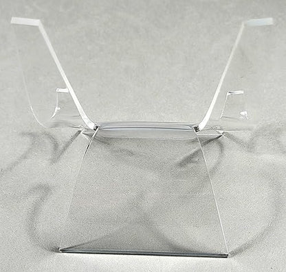 HQRP-Crystal 3-7/8" Acrylic Display Stand Pedestal for Crystal Heart / Slice/ Slab / Fossil and Other Collectible Stones - size: 3-7/8"