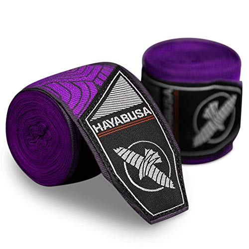 Hayabusa Boxing Hand Wraps Perfect Stretch 4.0 for Men & Women - color: Purple Lotus