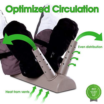 Green Glove Dryer for Hats, Gloves, Shoes & More (Eco Dryer Tan W/2 Extension Nozzles) - color: Eco Dryer Tan W/2 Extension Nozzles