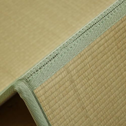 Natural Rush Grass Floor Tatami Mat,Twin, 79" x 39" x 0.5" | Japanese Portable Folding Firm Traditional Bed Mattress, Foldable Pad Futon,for Sleeping,Sitting,Yoga,Relaxing,Zen - size: 3'3" x 6'7"