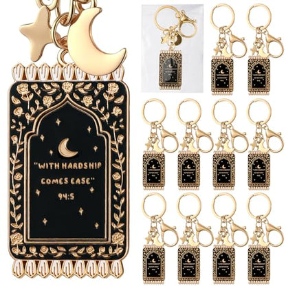 Islamic Enamel Keychains - color: Black