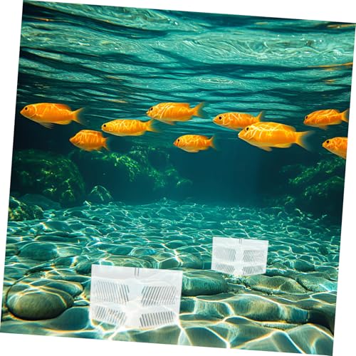 Toyvian Aquarium Divider Acrylic Grid Board for Fish Tank Isolation Pump Guards Betta Fish Tank Divider Suction Cups Accessories