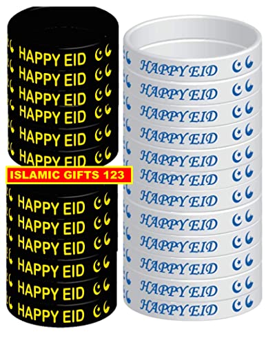 Eid Mubarak[24Pack] Happy Eid Mubarak Customized Party Favors Eid decoration Muslim Gifts Ramadan Favors Ramadan Decor - color: Mix colors 24
