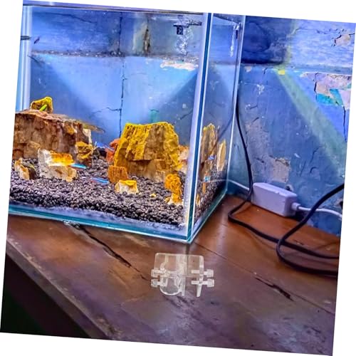 Aquarium Water Pipe Fixing Clamp Heavy Duty Hose Holder Bracket for Fish Tank Adjustable Dosing Pump Hose Clip Sturdy Tube Hanger Easy Installation