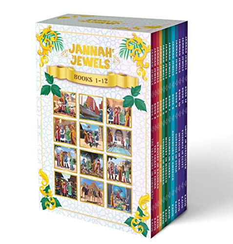 Jannah Jewels Complete 12-Book Boxed Set - Islamic Books For Kids | Muslim Children Books | Diverse Chapter Book Series