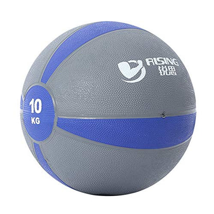 Medicine Balls Rubber Medicine Ball, Aerobic Core Training Elastic Fitness Ball, 1KG/2KG/3KG/4KG/5KG/6KG/7KG/8KG/9KG/10KG (Size : 10kg/22lbs) - size: 10kg/22lbs