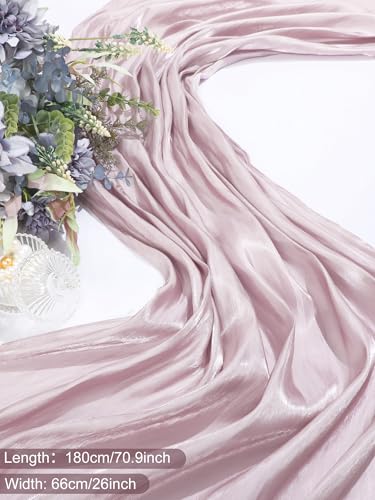 Geyoga 여성용 스카프 숄 및 랩 이브닝 드레스 패션 스카프 웨딩 신부 들러리 선물 - color: 가죽 핑크