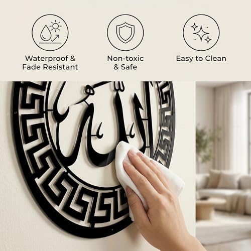 BoiCkyo Islamic Wall Art Decor Metal Handmade Arabic Calligraphy Quran Verses for Muslim Home, Living Room & Pray Room Wall Decor, Eid Ramadan Gift for Families (3-Pack, 12 X 15.4 inch) - size: 3-Pack, 12 x 15.4 inch