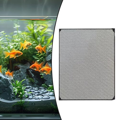 Anti Jumping Net Cuttable DIY Aquarium Screen Top Mesh Protect Carp Fish from Jumping Out of Tank Easy to Install - color: 30cmx20cm