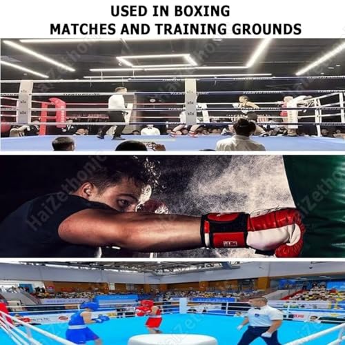 Professional Gym Interval Timer,Classic Boxing Round Timer,with Adjustable Buzzer Alarm,with LED Display,Selectable Training Time & Cycle Repetitions Blue - color: Blue