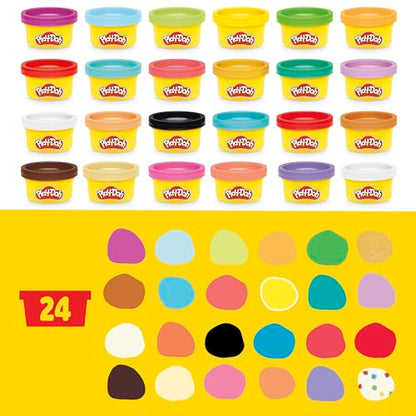 Play-Doh Holiday Advent Calendar for Kids 3 and Up, 24 Day Countdown, Multiple Surprise Gifts Behind Each Door, Arts & Crafts
